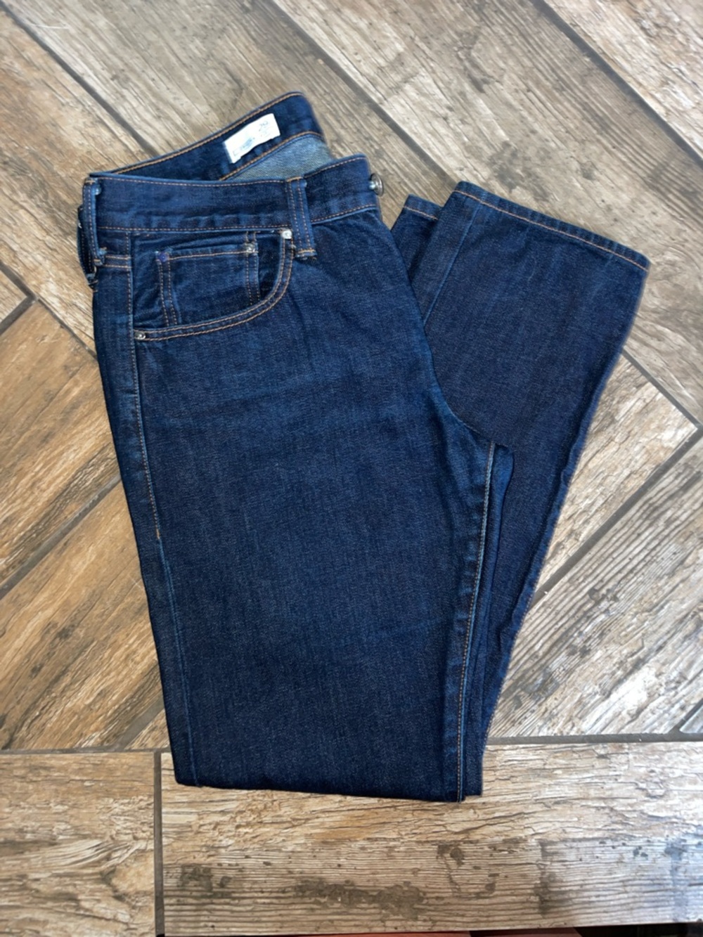 Gap original fit Women’s Dark Blue Jeans - Classic Straight Fit 29R button fly